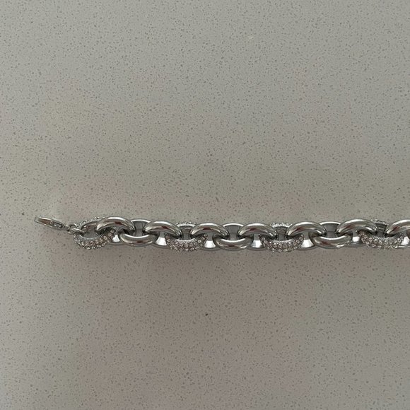 Nordstrom Silver chain and diamond bracelet - Picture 4 of 4